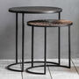 Willow Round Nesting Side Tables – Set Of Two, thumbnail 1 of 2