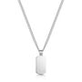 Mini Dog Tag Necklace Stainless Steel, thumbnail 2 of 6