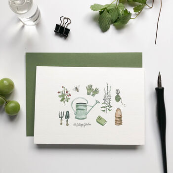 ‘The Garden’ Writing Set Of Notecards And Postcards, 6 of 6