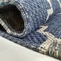 Navy Blue Rug The Freya, thumbnail 5 of 6