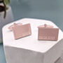 Personalised Initials And Date Cufflinks, thumbnail 3 of 6