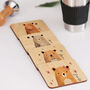 Personalised Family Bears Watercolour Style Coasters, thumbnail 5 of 8