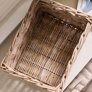 Grey Rattan Storage Basket, 6 of 7