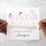 Personalised Special Sister 7th Birthday Card, thumbnail 1 of 3