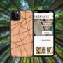 Geometric Lines Wooden Phone Case iPhone Samsung Google, thumbnail 4 of 5