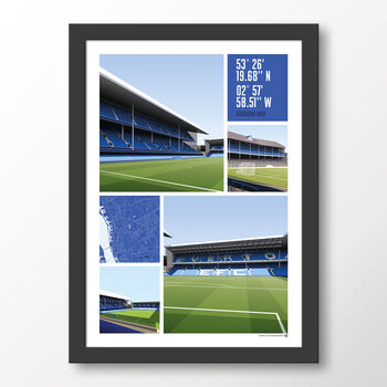 Everton Fc Views Of Goodison Park Poster, 7 of 7