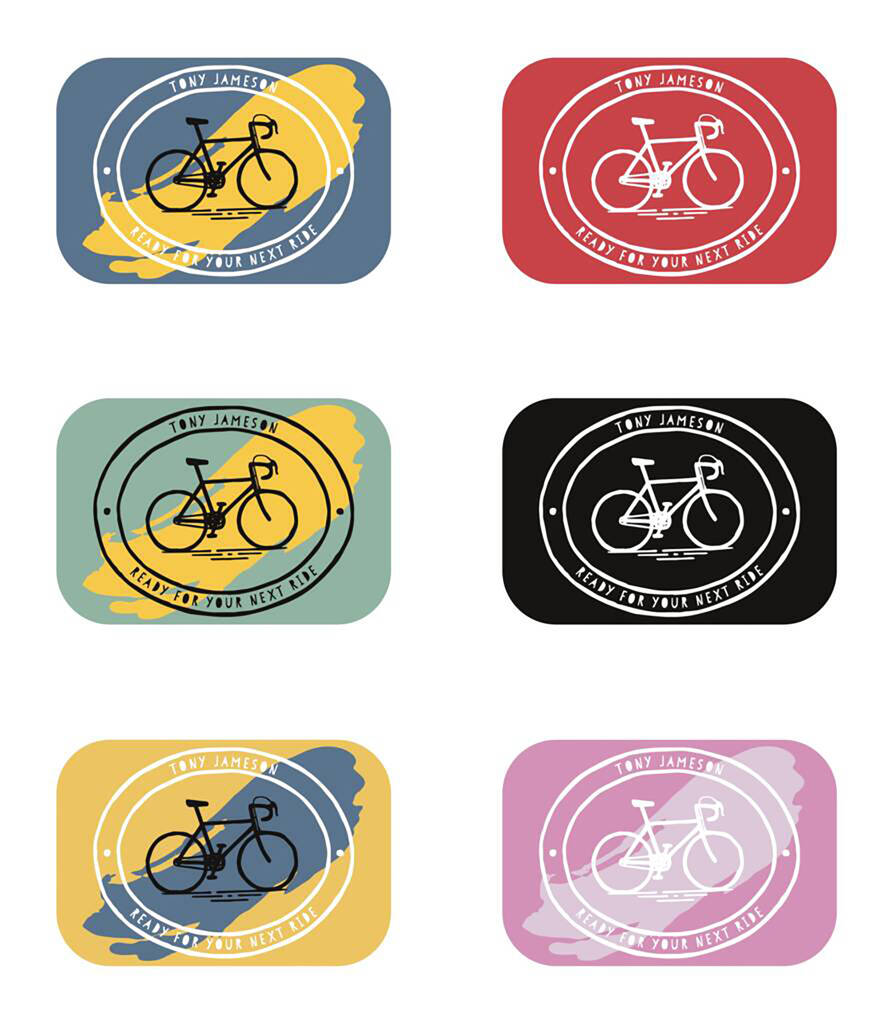 cycle puncture sticker