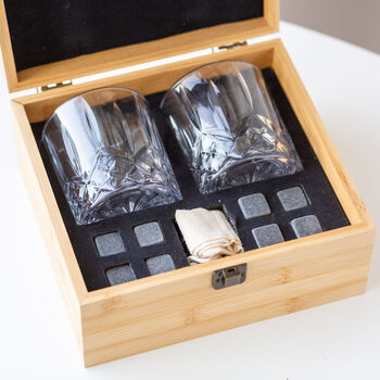 Personalised Birthday Age Name Whisky Glass Set, 4 of 5