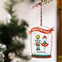 Personalised Christmas Nutcracker And Ballerina Bauble, thumbnail 1 of 4