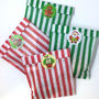 Fill Your Own Advent Stripy Bags, Stickers And Sweets, thumbnail 5 of 7