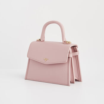 Pink Small Structured Tote Bag, 8 of 10