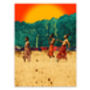 African Friends Collage Greetings Card, thumbnail 2 of 3