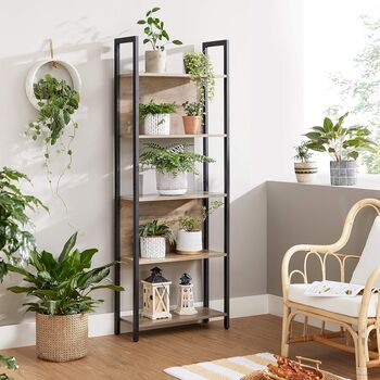 Five Tier Storage Shelf Bookshelf Shelvings Unit Rack, 3 of 8