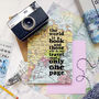 Inspirational 'The World Is A Book…' Travel Journal, thumbnail 1 of 4
