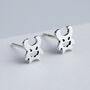Sterling Silver Little Monster Stud Earrings, thumbnail 1 of 5