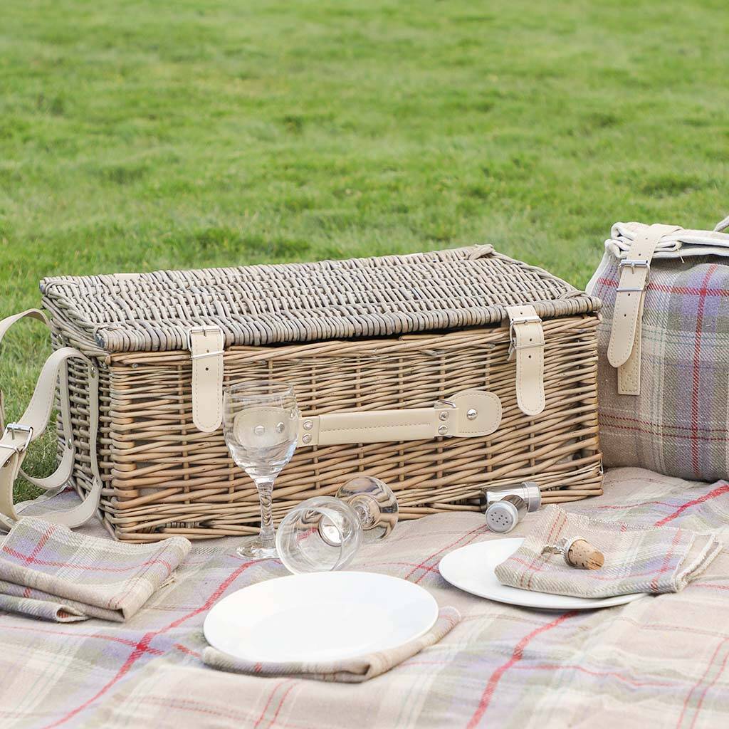 Personalised Luxury Picnic Hamper Basket By Dibor