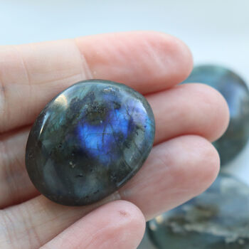 Labradorite Pocket Crystal With Gift Bag And Info Card, 2 of 7