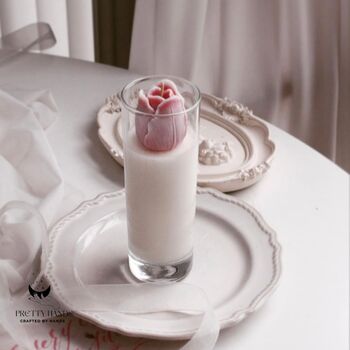 Personalised Gift Box Of Tulip Candle, 2 of 4