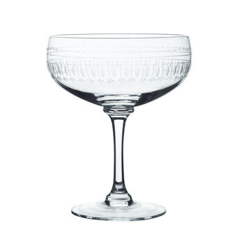 Set Of Four Oval Design Cocktail Glasses, 2 of 2