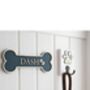 Personalised Dog Lead Hook With Coloured Surround, thumbnail 7 of 8