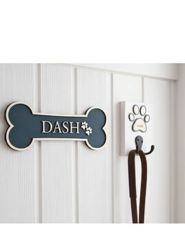 Personalised Dog Lead Hook With Coloured Surround, 7 of 8
