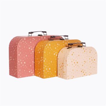 Set Of Three Little Star Storage Suitcases, 3 of 5