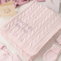 Floral Sprig Baby Girl Luxury Pink Gift Box, thumbnail 6 of 12