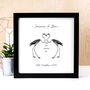 Love Gift 'Then You Kissed Me' Flamingo Print, thumbnail 1 of 6