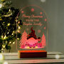 Personalised Gonk Wooden Based LED Christmas Light, thumbnail 8 of 9