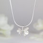 Cherry Blossom Flower Necklace, thumbnail 1 of 5