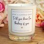I'm Thinking Of You Gift Scented Soy Candle, thumbnail 1 of 7