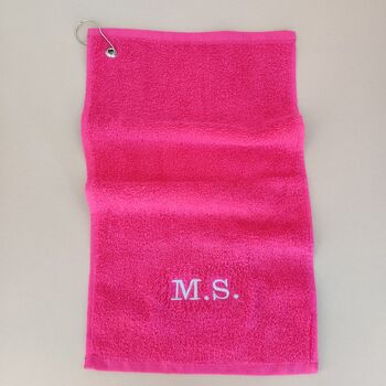 Personalised Premium Golf Towel Gift, 6 of 9