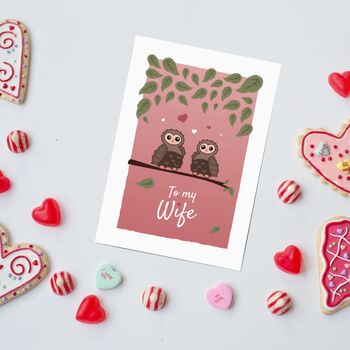 'To My Wife' Valentines Day Card, 3 of 12