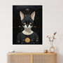 Interplanetary Cat Queen Futuristic Wall Art Print, thumbnail 1 of 6