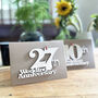 Personalised Wooden Anniversary Keepsake Card Engraved Gift, thumbnail 1 of 10