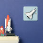 Outer Space Bedroom Rocket Light Switch, thumbnail 2 of 11