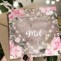 Personalised Floral Fairy Lights Happy Birthday Card, thumbnail 4 of 6