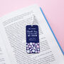 Thank You For Helping Me Grow Personalised Teacher Bookmark, thumbnail 3 of 5