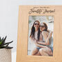 Personalised 'Favourite Human' Best Friend Photo Frame, thumbnail 1 of 2