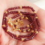 Pink Opal Short Beaded Layering Necklace, thumbnail 9 of 10
