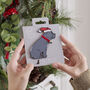 Christmas French Bulldog Dog Pin Badge, thumbnail 8 of 12