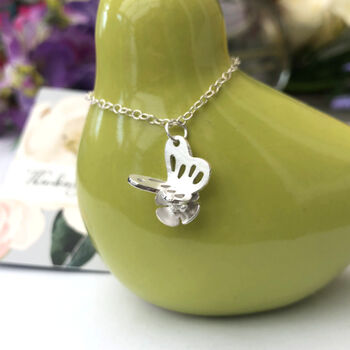 Fluttering Butterfly Necklace, 2 of 11