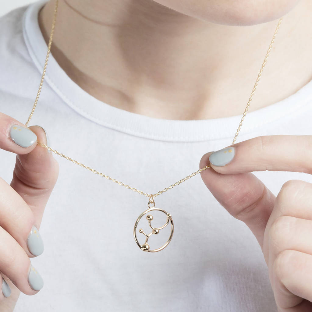 Gold Astrology Necklace, 1 of 6