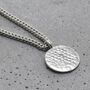 Personalised Men’s Molten Disc Necklace, thumbnail 5 of 8