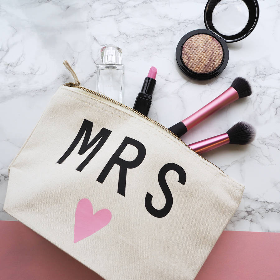 'Mrs' Make Up Bag By Rock On Ruby