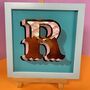 Gold Typography Wall Art 'Circus Letter R', thumbnail 2 of 8