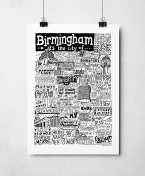 Birmingham Landmarks Print, 2 of 10