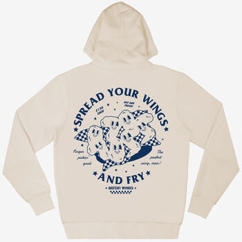 Spread Your Wings Fast Food Hoodie In Vanilla, 2 of 2