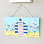 Personalised Family Beach Hut Canvas Sign, thumbnail 4 of 11