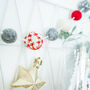 Christmas Felt Ball And Snowflake Bauble Garland, thumbnail 1 of 6